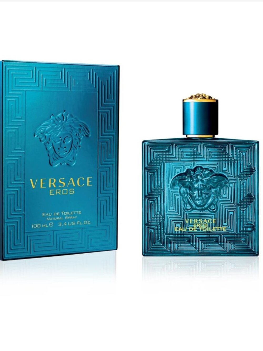 Versace Eros By Versace For Men - 3.4 Oz EDT -BNIB - Picture 4 of 5